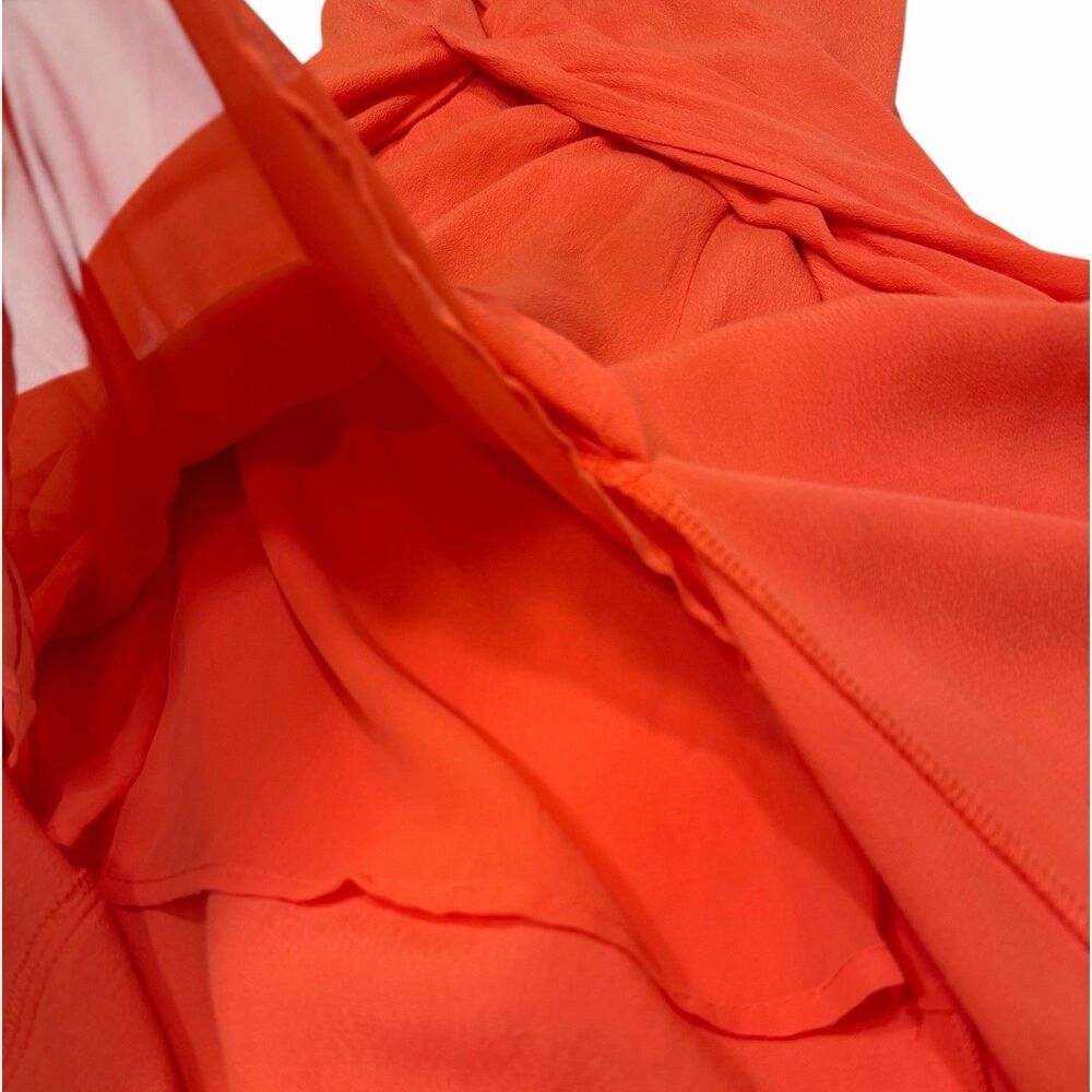 Maxi Faux Wrap Dress Size Small ASTR The Label Coral V Neck Summer Dress 🌴 - Picture 6 of 16